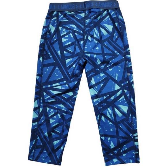 Under Armour woman’s blue printed workout leggings size S - Picture 10 of 10